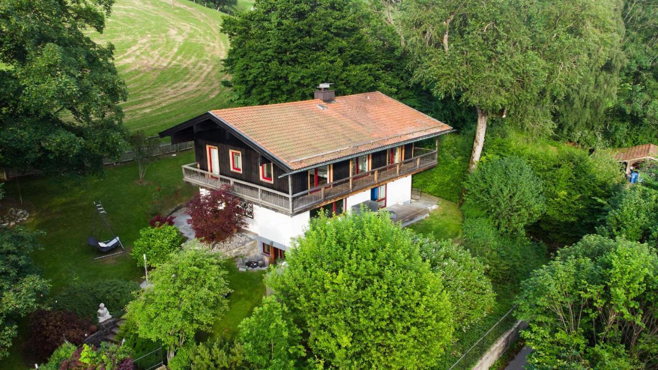 Kuenstlervilla Mit Grandiosem Panoramablick Fischbachau Exterior foto